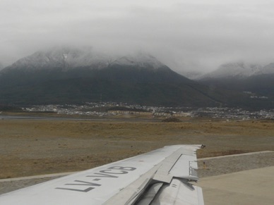 départ d'Ushuaia